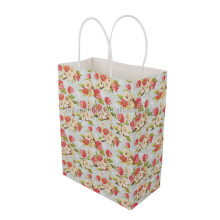 Low Cost  colorful flower  Custom Printing  Shopping Paper Bag